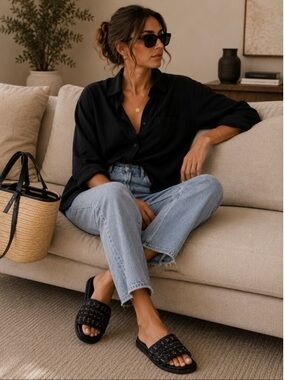 Isabel Marant Enki Rope Slide Sandals EU 37